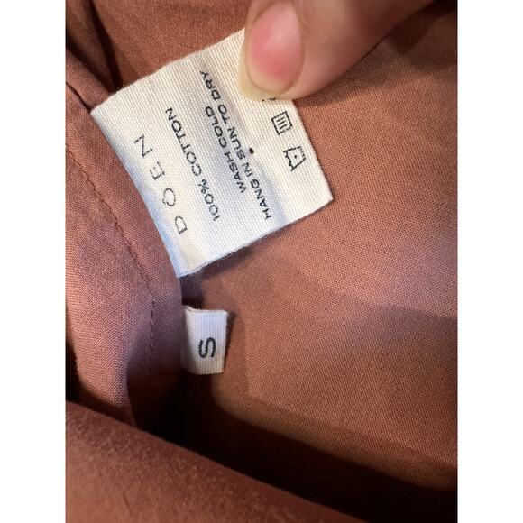 DOEN Avignon Midi bell like sleeves Dress in Sierra size S - Picture 4 of 12